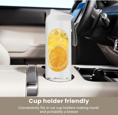 Portable Blender, 12-Blade Cordless Smoothie Maker, 15.2Oz with Ice Crush Power, USB-C Rechargeable, Leakproof, Bpa-Free, Self-Cleaning for Shakes, Protein, Juices, Frozen Fruit (White, 7.4V)